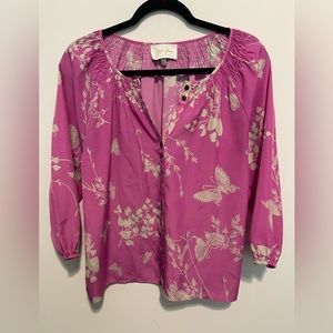 Yumi Kim Floral Butterfly Blouse
